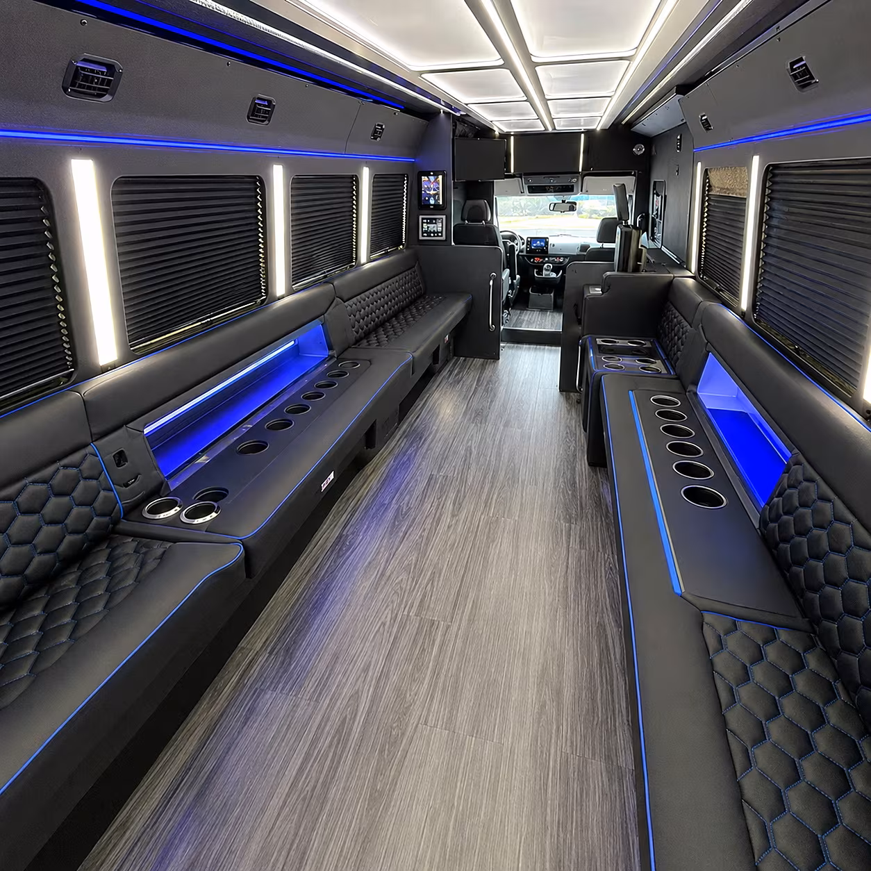 Meriden Concert & Music Festival Transportation onboard seating
