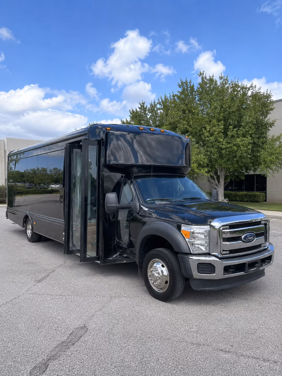 Meriden Sporting Event Transportation party bus exterior