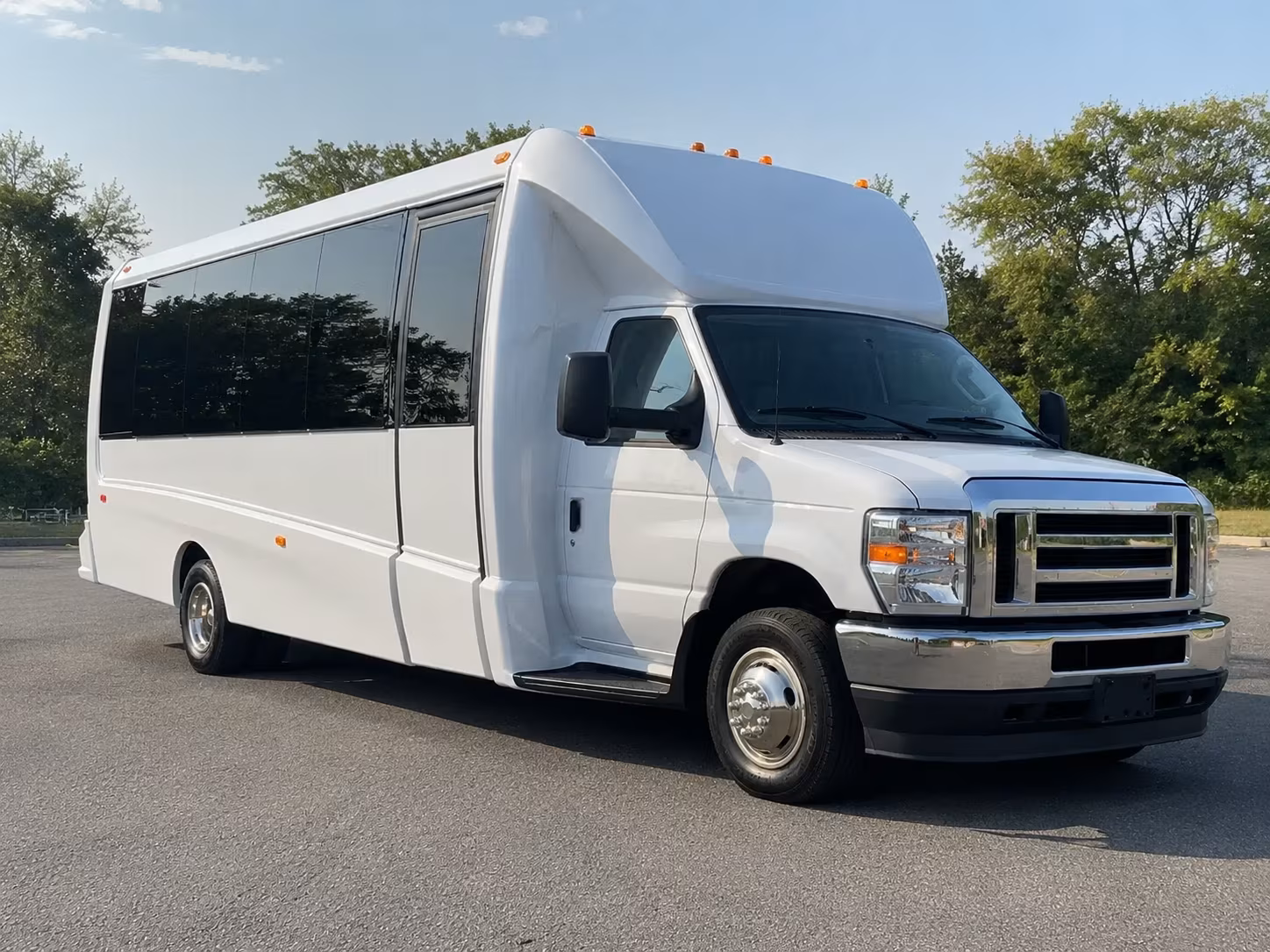 Meriden Sporting Event Transportation party bus exterior